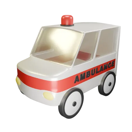 Transport Car For Sick People 3D Icon