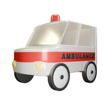 Car Ambulance  3D Icon