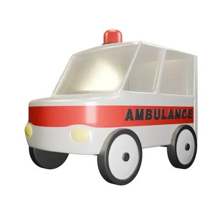 Car Ambulance  3D Icon