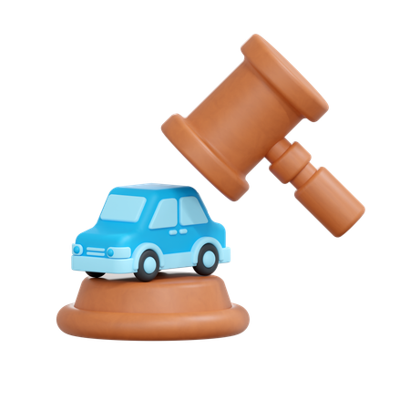 Car Auction  3D Icon