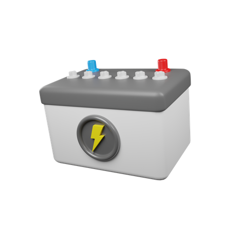 Car Battery  3D Icon