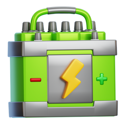 Car Battery  3D Icon