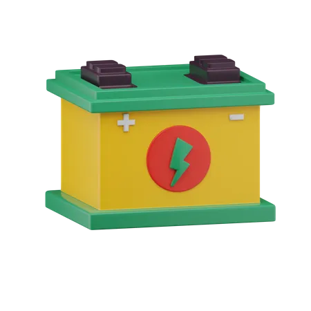 Car Battery  3D Icon