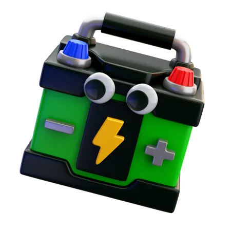 Car Battery  3D Icon