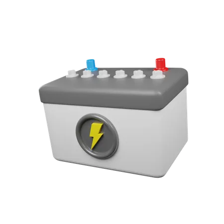 Car Battery  3D Icon