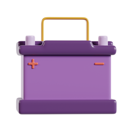 Car Battery  3D Icon