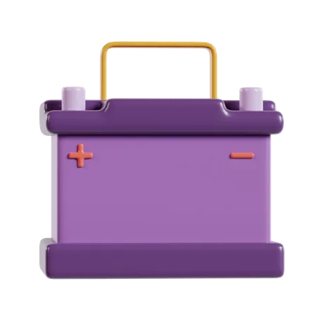 Car Battery  3D Icon