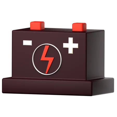 Car Battery  3D Icon