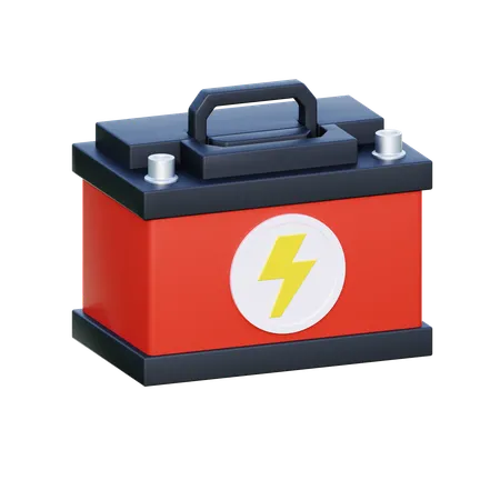 Car Battery  3D Icon