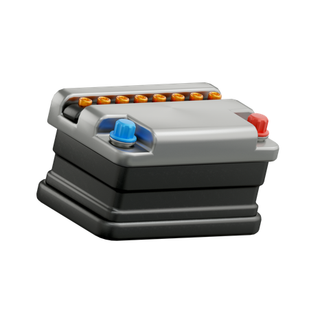 Car Battery  3D Icon