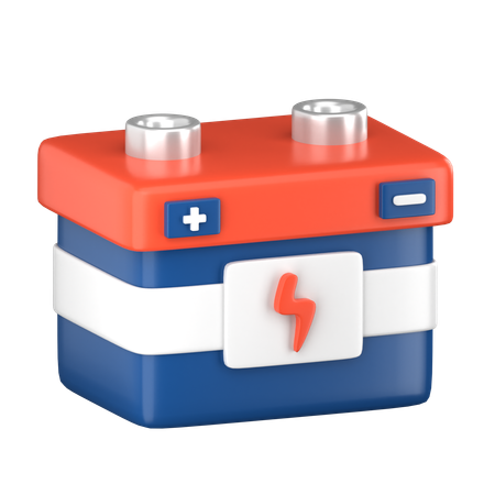 Car Battery  3D Icon