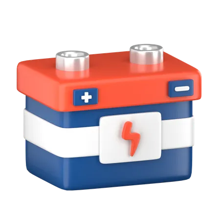 Car Battery  3D Icon