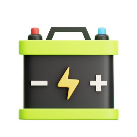 Car Battery  3D Icon