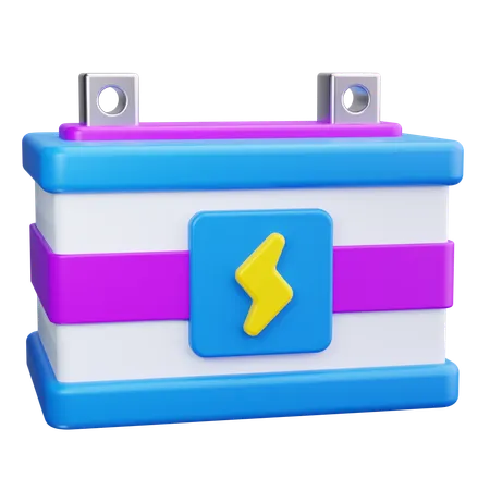 Car Battery  3D Icon