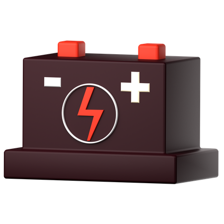 Car Battery  3D Icon