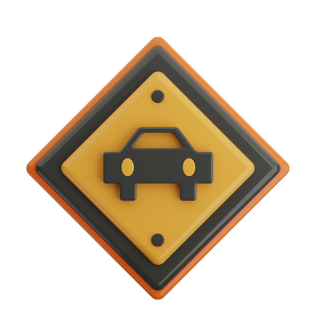 Car Board  3D Icon