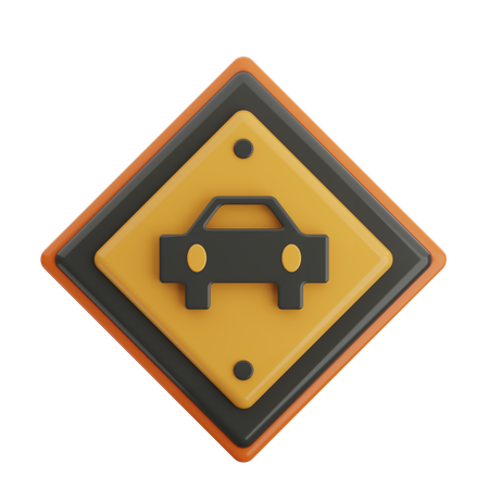 Car Board  3D Icon