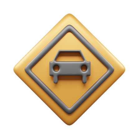 Car Board  3D Icon