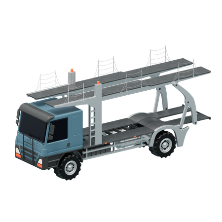 Car Carrier  3D Icon