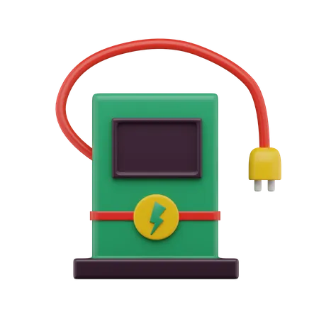 Car Charger 3D Icon