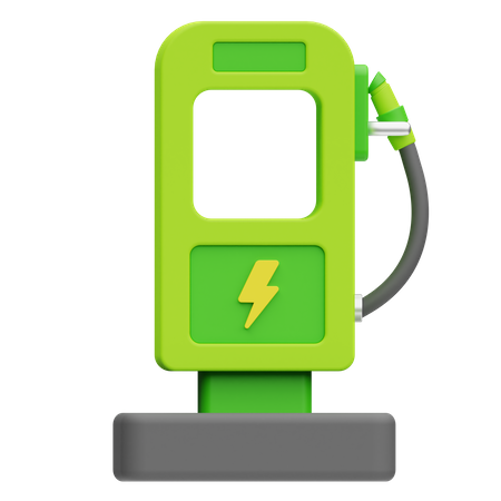 Car Charging  3D Icon