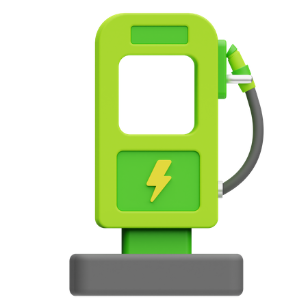 Car Charging 3D Icon