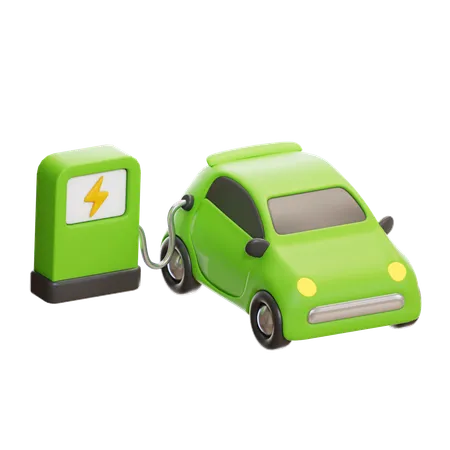 Car Charging Station  3D Icon