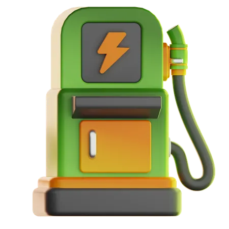 Car Charging Station  3D Icon