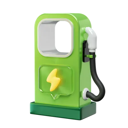 Car Charging Station  3D Icon