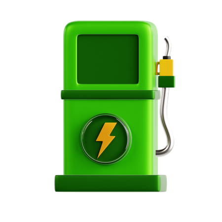 Car Charging Station  3D Icon