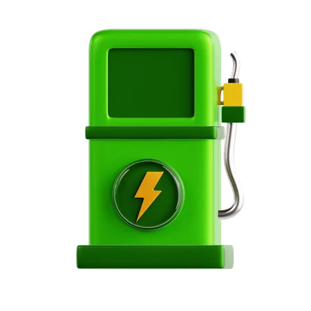 Car Charging Station  3D Icon