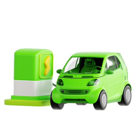 Car Charging Station  3D Icon