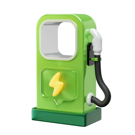 Car Charging Station  3D Icon