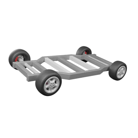 Car Chassis  3D Icon