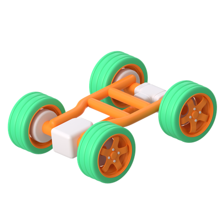 Car Chassis  3D Icon