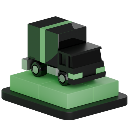 Car Delivery  3D Icon