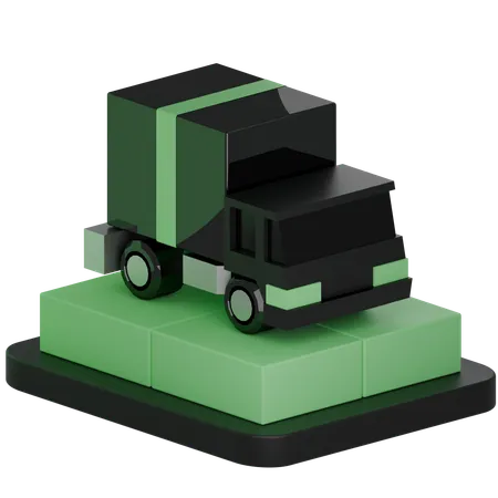 Car Delivery  3D Icon