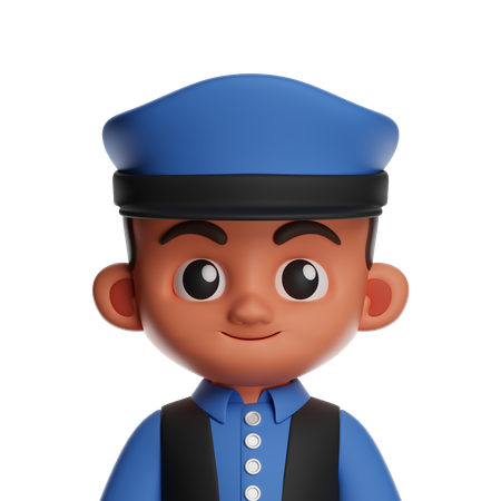 Car Driver  3D Icon