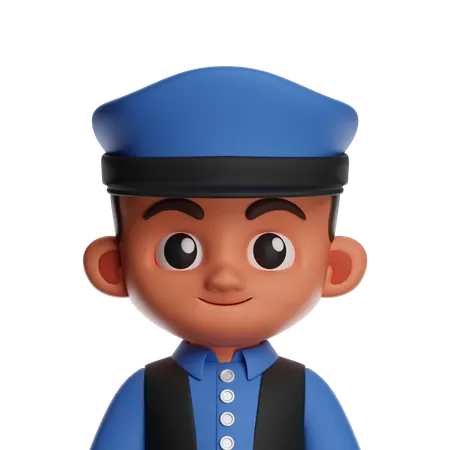 Car Driver  3D Icon