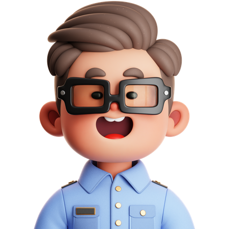 Car Driver  3D Icon