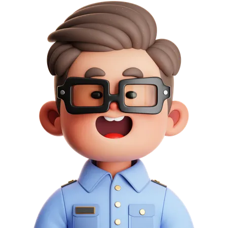 Car Driver  3D Icon