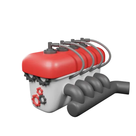 Car Engine  3D Icon