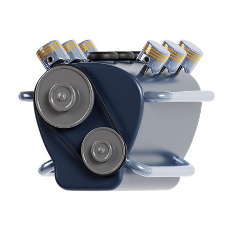 Car Engine  3D Icon