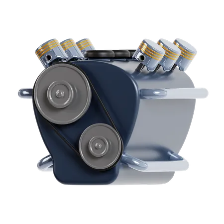 Car Engine  3D Icon