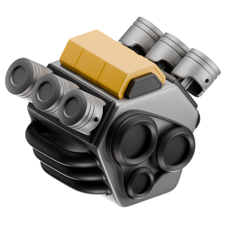 Car Engine  3D Icon