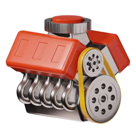 Car Engine  3D Icon