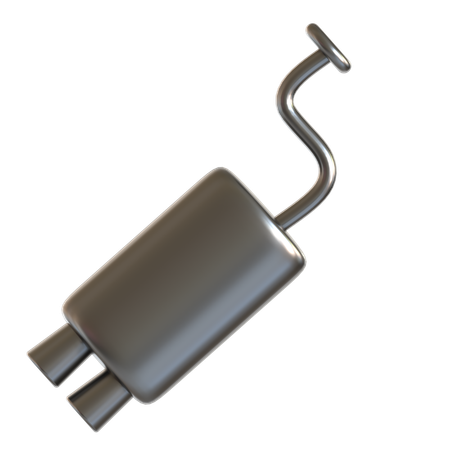 Car Exhaust  3D Icon