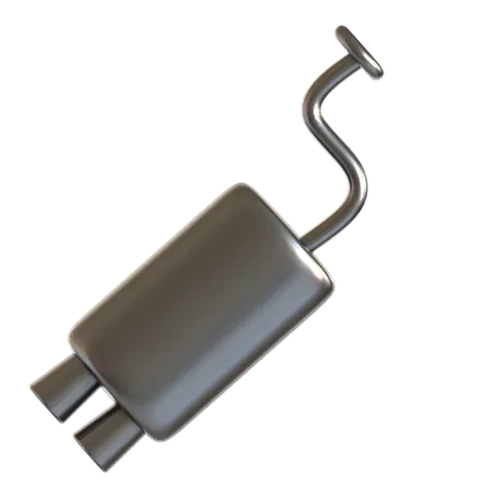 Car Exhaust  3D Icon