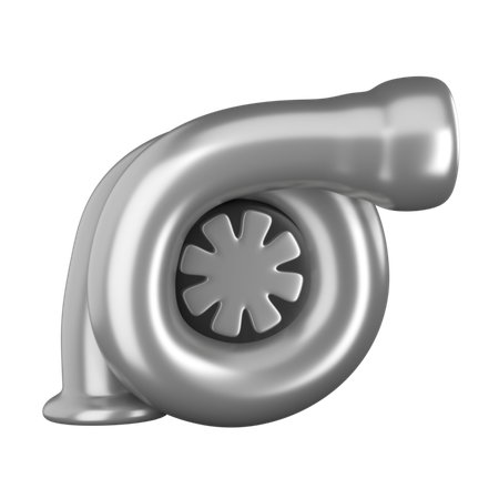 Car Exhaust  3D Icon