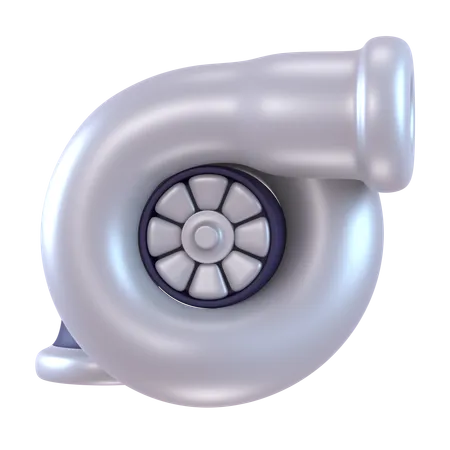 Car Exhaust  3D Icon